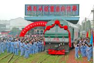 中国向けディーゼル機関車
