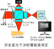 非走査光干渉断層画像測定