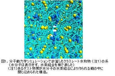 クラスレート水和物シミュレータ